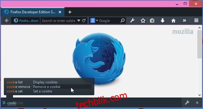 如何在 Firefox 开发者版中查看和删除 Cookie