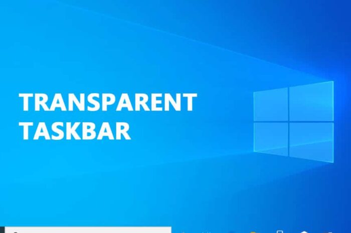 如何在 Windows 10 中使任务栏透明