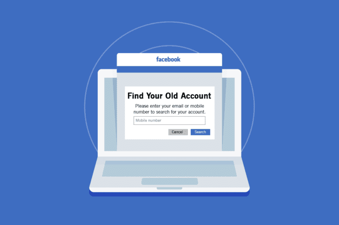 如何找回旧的 Facebook 帐户