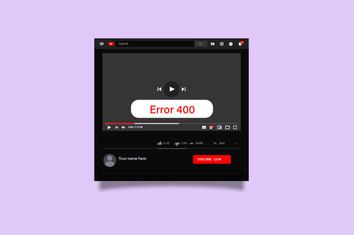 修复 Google Chrome 中的 YouTube 错误 400