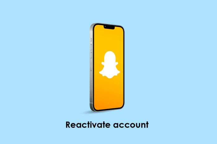 如何重新激活 Snapchat 帐户
