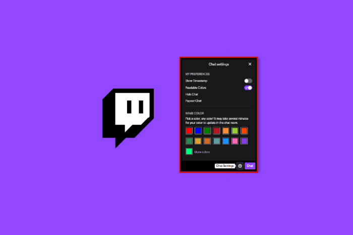 如何在移动设备上更改 Twitch 聊天颜色