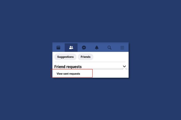如何查看您在 Facebook 上发送的好友请求